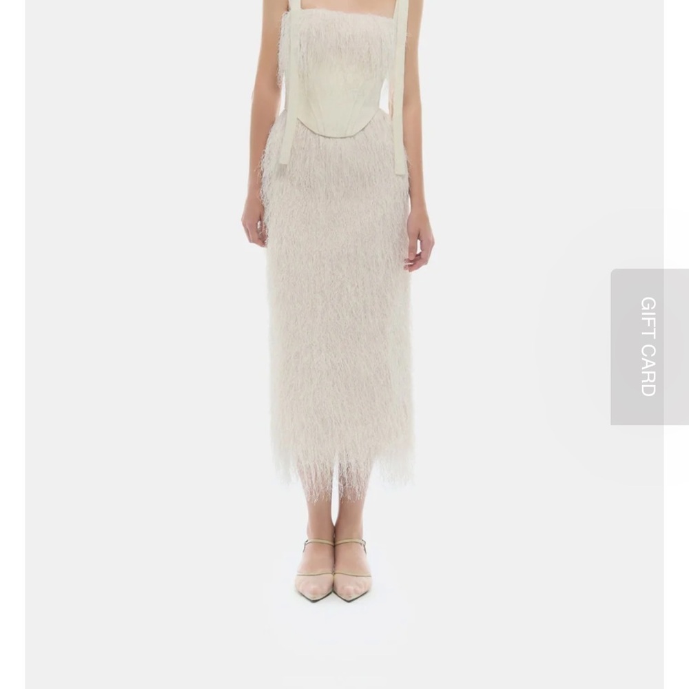 NWT Montsand Andrea White dress